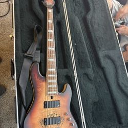 Custom 5 String Bass Guitar Mayones Jaba Mala