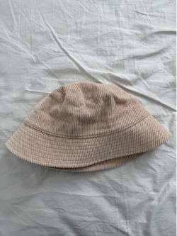 Corduroy Bucket Hat - BEIGE