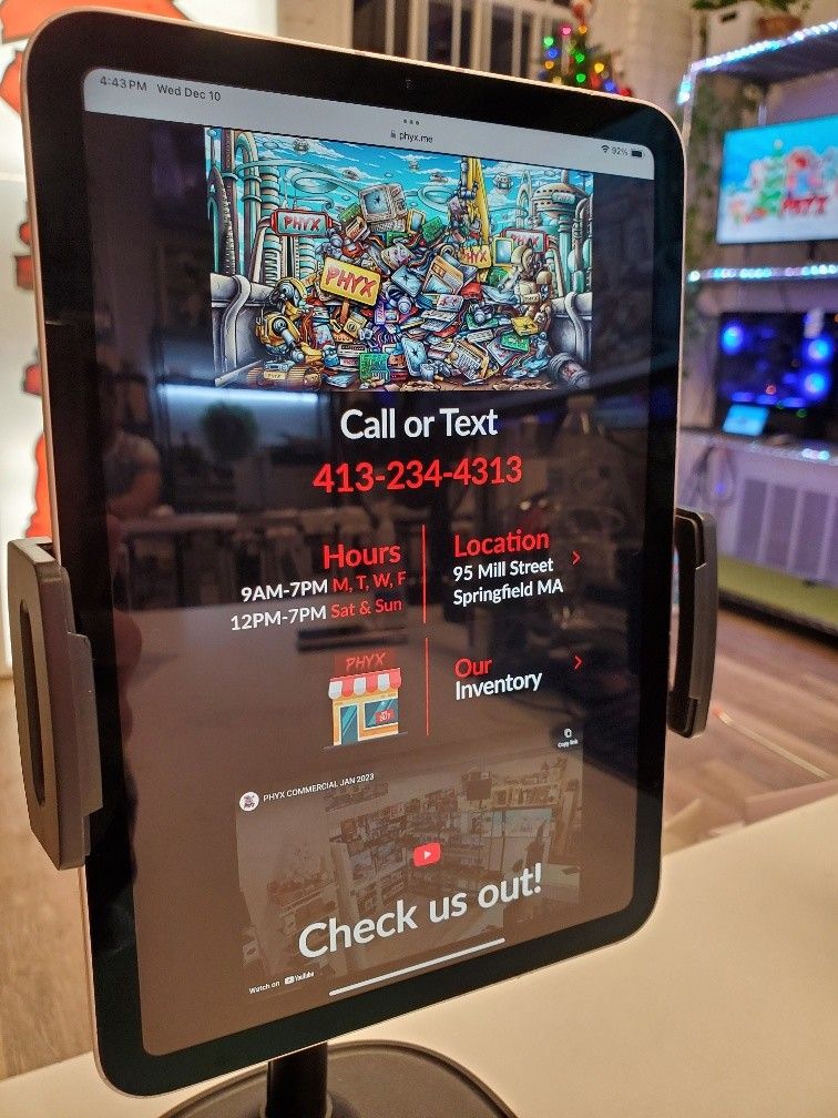 64GB iPad Mini 6, Wi-Fi & LTE W59WPD6QF7 35 (contact info removed)97 6 - NO Touch ID $300