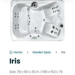 IRIS HOT TUB EXCELLENT CONDITION