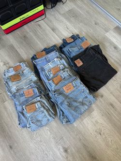 12 Pairs of Vintage Levi’s Jeans