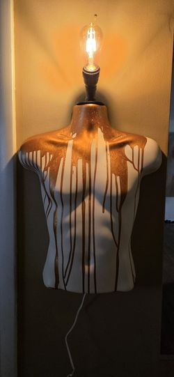 Artistic Male Torso Wall Lamp