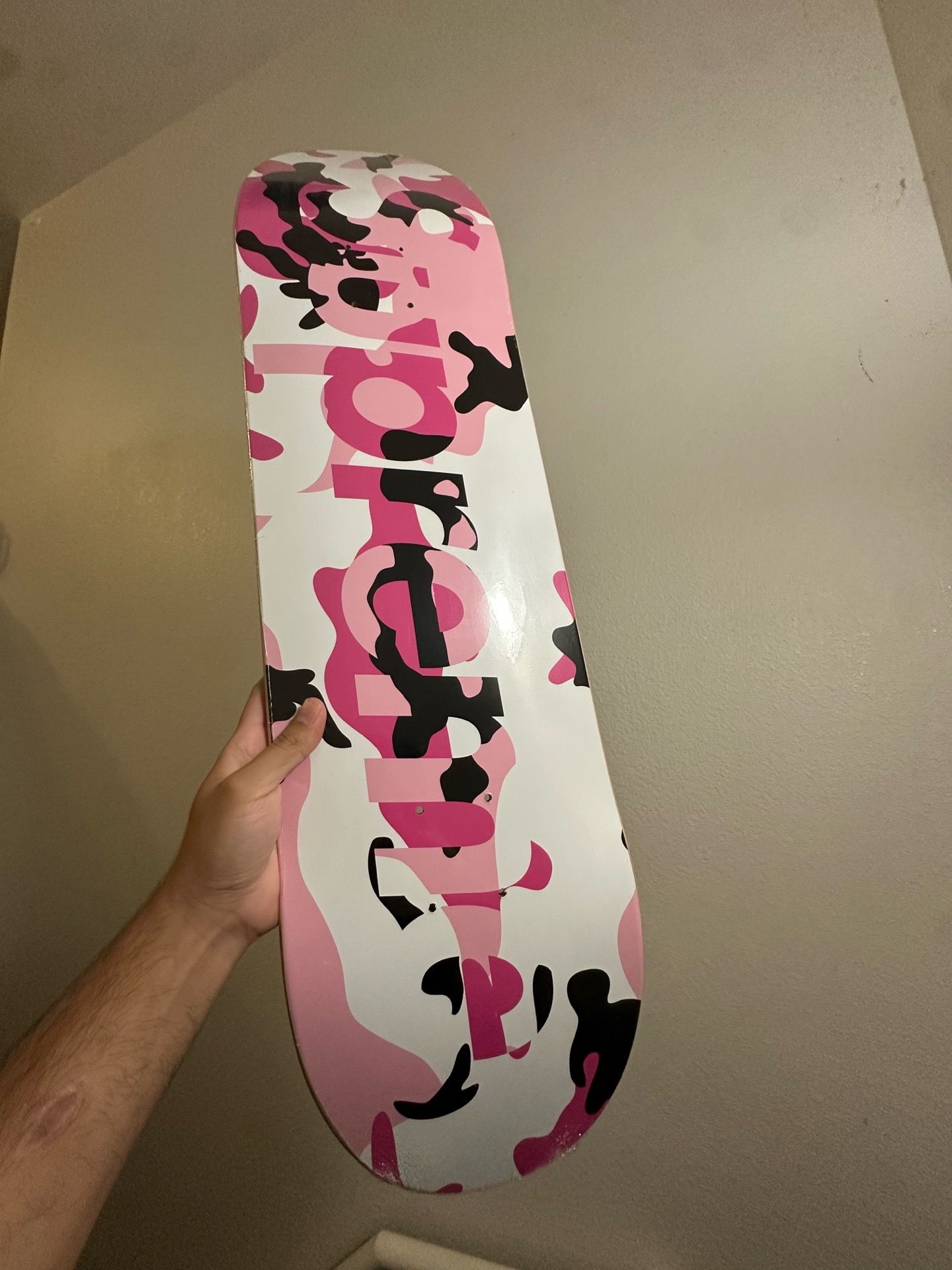 Supreme Pink Camo Deck
