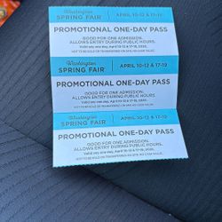 Washington State Spring Fair Tickets 