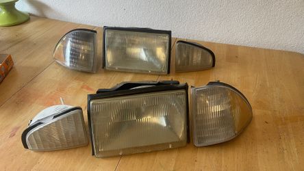 87-93 Mustang Head Lights 6 Piece