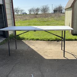Heavy Duty fold in Half 6 Foot Long tables