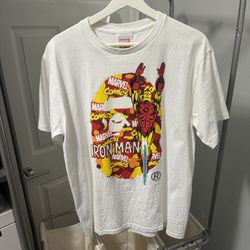 Bape x Marvel Iron Man Limited Edition T-shirt White 