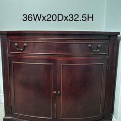 1940’s mahogany cabinet, server, buffet which can be used as TV Stand or dresser