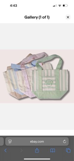 Trader Joe’s tote bags !! Limited time