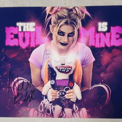 Alexa Bliss Autographed 8x10 Photo WWE