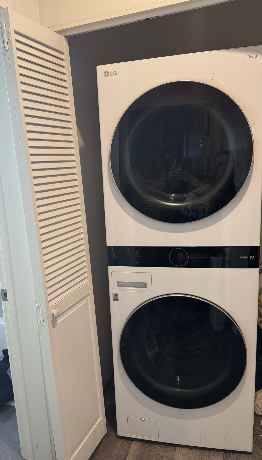 LG STACKABLE WASHER AND DRYER