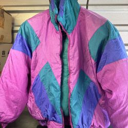 Vintage amarican high size S ski jacket 80s
