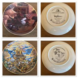 Beautiful Franklin Mint Heirloom Plates