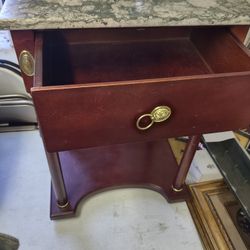 Marble Top Side Table