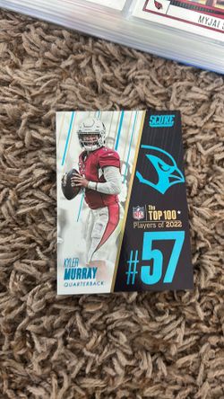 2023 Score Football Kyler Murray The Top 100 Players of 2022 #57