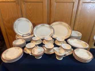 Beautiful Vintage Semi-Vitreous Dinnerware Collection by the Edwin M. Knowles China Company