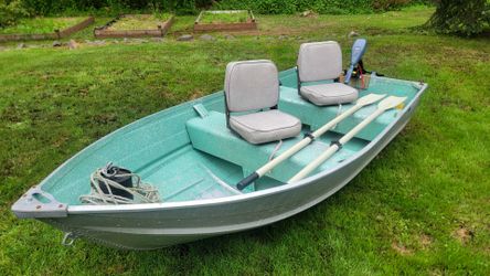 10' Aluminum boat with 36lb thrust Electric Motor