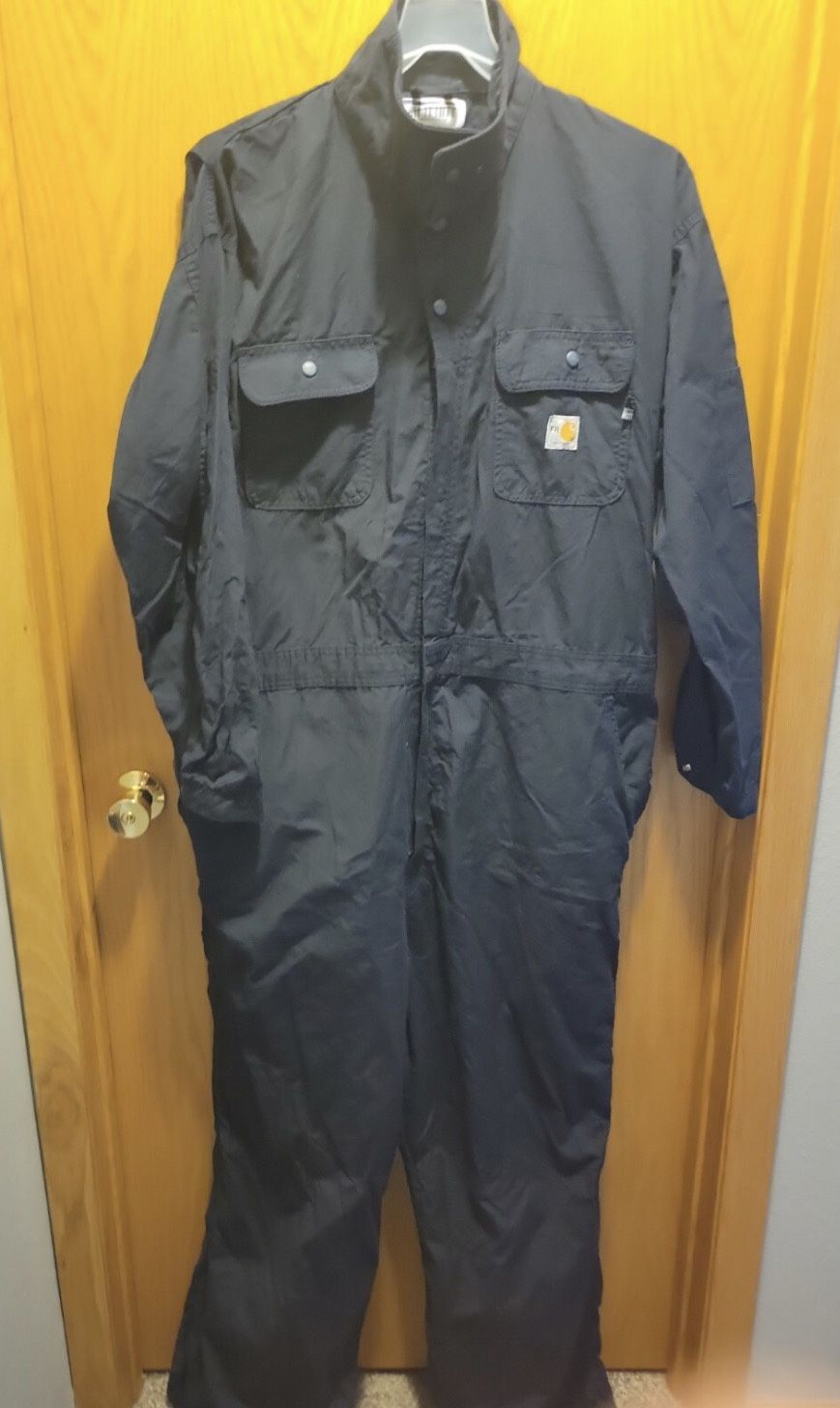 Carhartt Fr Coverall Size 2XL Reg Cat 2 NFPA 2112 Zipper Leg Opening