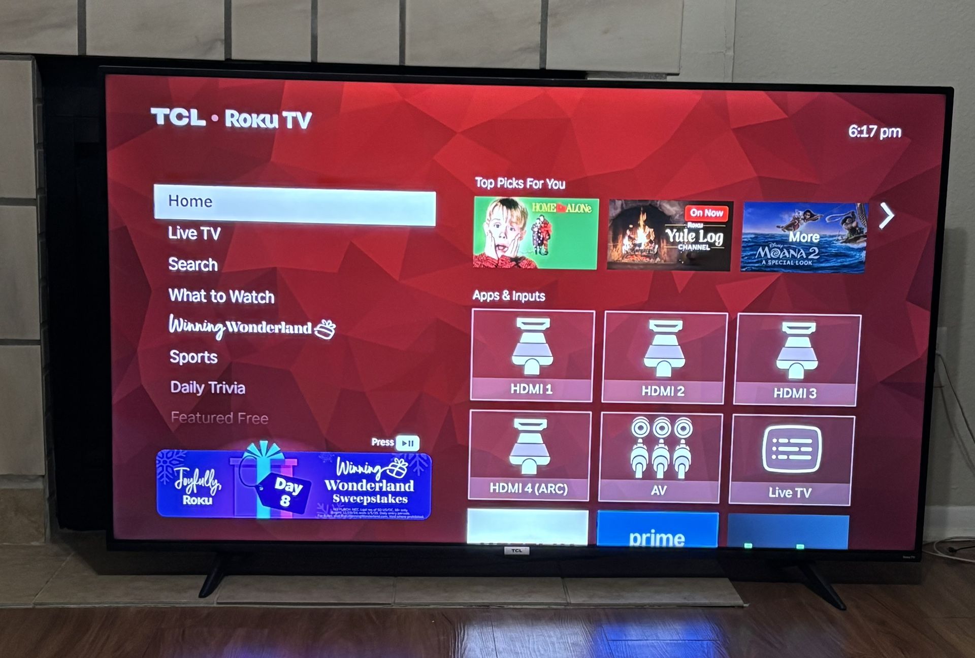 TCL 65 Inches Roku