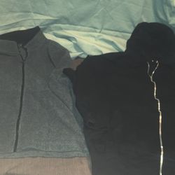 2 Men's/ Unisex Full Zip 3X Plus Size Sweatshirt Bundle 