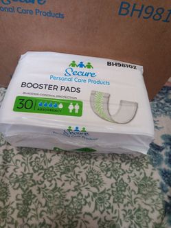 Booster pads 30 Count  2 00 each 12 bags