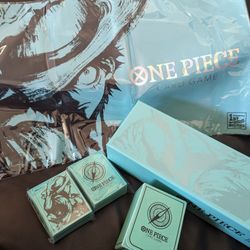One Piece TCG: Japanese 1st Anniversary Set Accessories