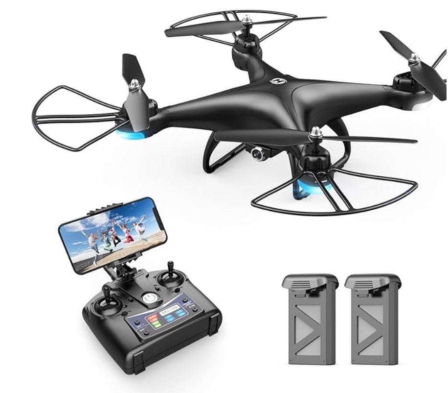 Holy Stone HS120D FPV RC Drone with 1080P HD Camera Live Video 120°Wide-Angle WiFi Quadcopter with Gravity Sensor, Voice & Gesture Control.