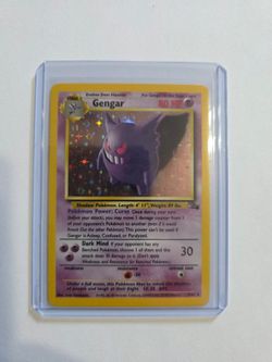 Gengar Holo Rare Pokémon Card 5/62