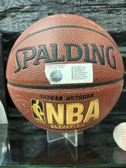 Autographed Clippers Basketball