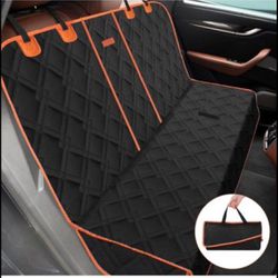 Brandnew Dog Car Seat Cover for Back Seat (56.3''x17''), 100% Waterproof & Nonslip Car Weat Cover Bench with Side Flaps Protector, Pet Car Boot Liner 