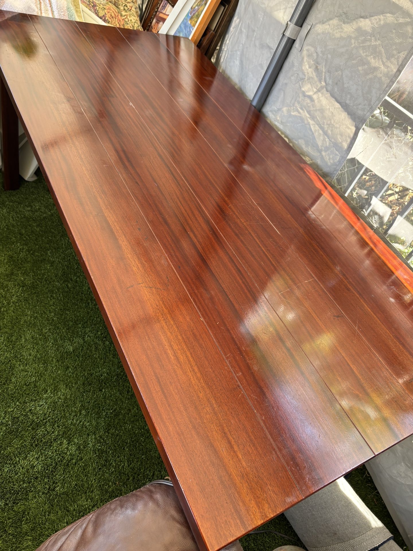 6ft Wooden Dining Table 