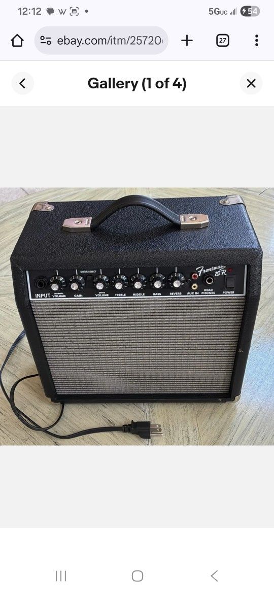 FENDER Frontman 15R Practice Amp Type PR 495, 38 Watt