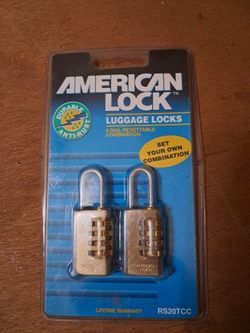 American Luggage Locks
