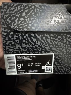 Jordan Retro Cement Grey Men Size 9.5