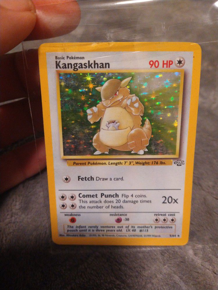 Pokemon Card Kangaskhan 1999 Base Set Holo