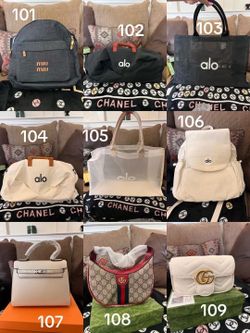 Variety of purses
