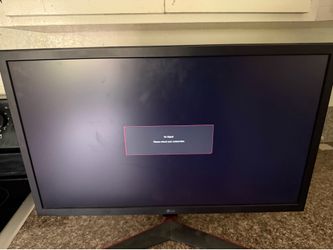 LG monitor works fine $80