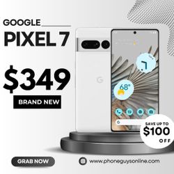 📱 Google Pixel 7 (Brand New) – Now $349 or $1 Down! Save $100 + 1-Year Warranty 🔥