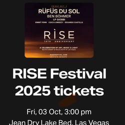 Rise Music Festival - Rufus Du Sol