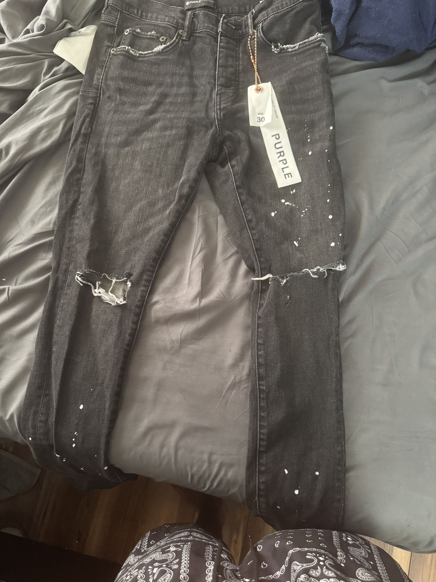 Purple Jeans Size 30