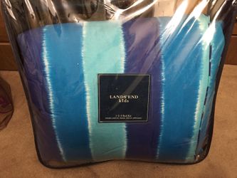 Land’s End Twin comforter set new