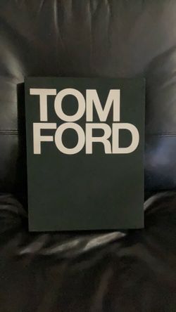 Tom Ford Book Box: Coffee Table Decor, Black Storage Book (11x7x2 inches)
