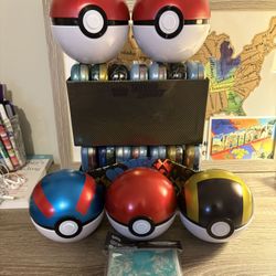 Pokemon balls and mini tins