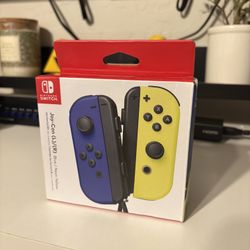 Official Nintendo Switch Joy-Con (L)/(R) - Blue/Neon Yellow Brand New!