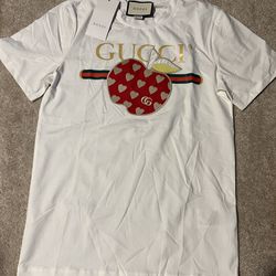 Gucci Shirt Apple Patch Embroidery 