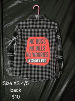Refurbished Childs Flannel