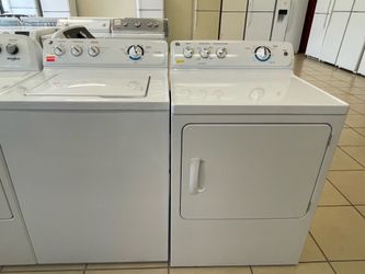 GE SET WASHER AND DRYER WHITE