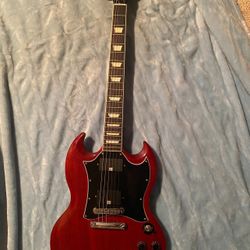 2021 Gibson SG Standard Electric Guitar With SD BLACKOUT 3s 