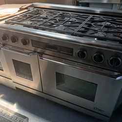 DECOR STAINLESS STEEL 6 BURNERS GAS STOVE 