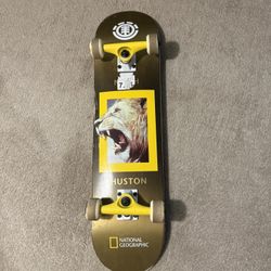 Huston × Element National Geographic Skateboard Deck – 7.75″ (Used)